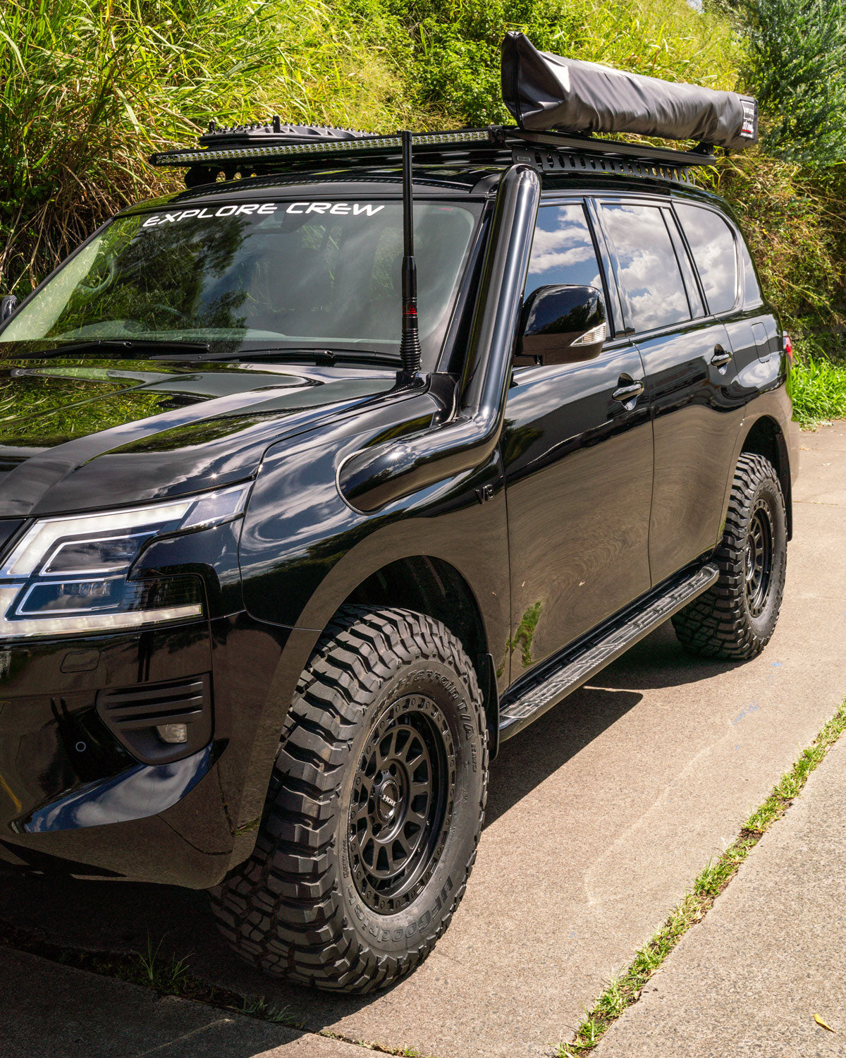 5 Inch Long Entry Stainless Snorkel to suit Nissan Patrol Y62