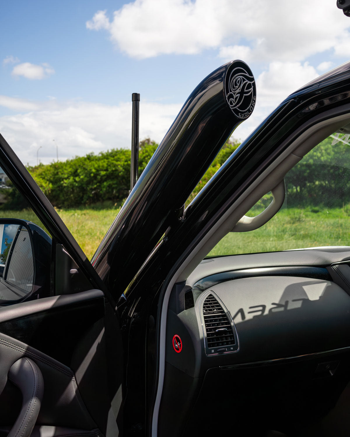 5 Inch Long Entry Stainless Snorkel to suit Nissan Patrol Y62