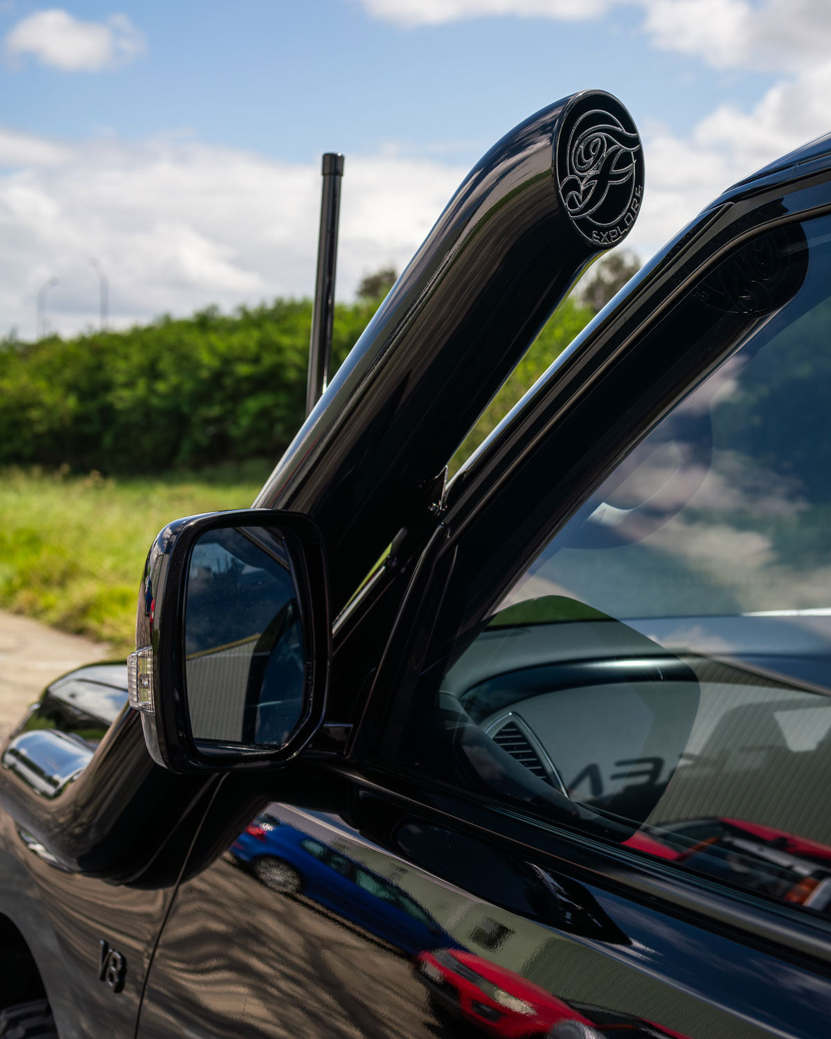 5 Inch Long Entry Stainless Snorkel to suit Nissan Patrol Y62