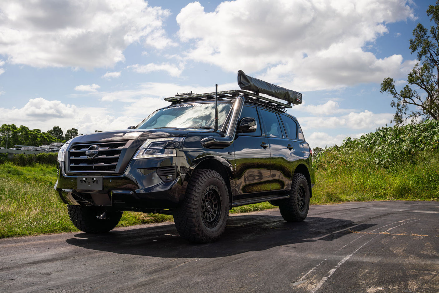 5 Inch Long Entry Stainless Snorkel to suit Nissan Patrol Y62