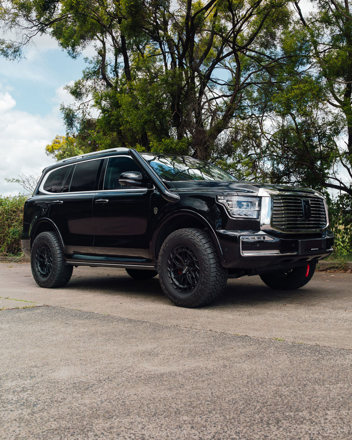 GWM TANK 500 Short Entry Stainless Snorkel