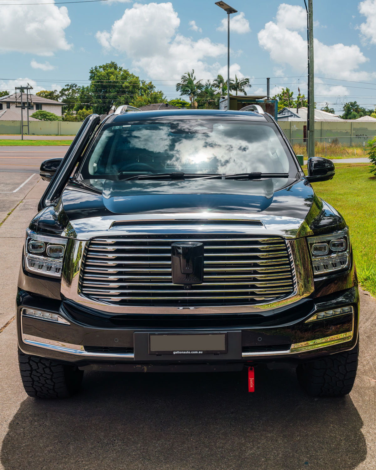 GWM TANK 500 Short Entry Stainless Snorkel