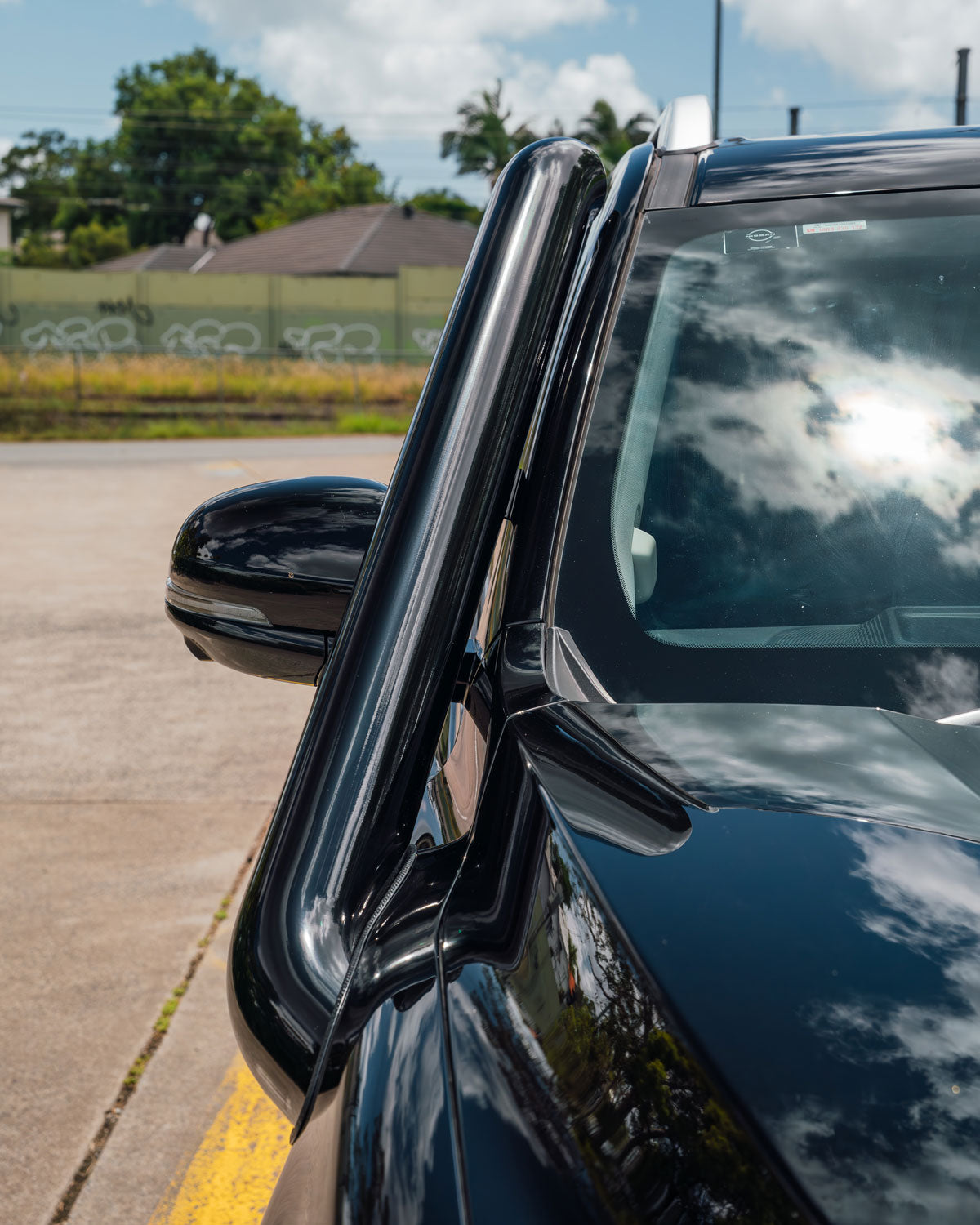 GWM TANK 500 Short Entry Stainless Snorkel