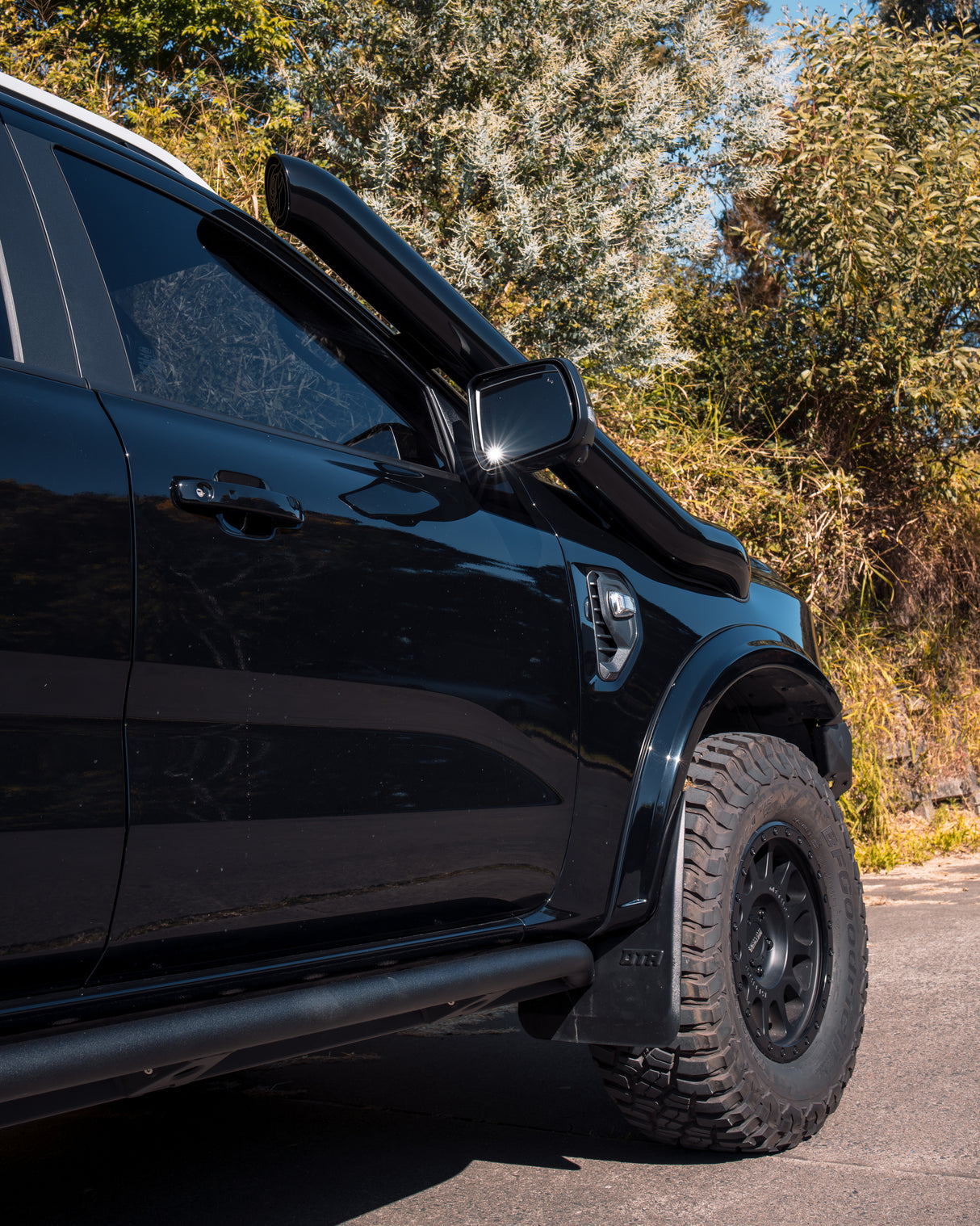 Ford Ranger Next Gen 5 Inch Stainless Snorkel Kit and Alloy Airbox Kit