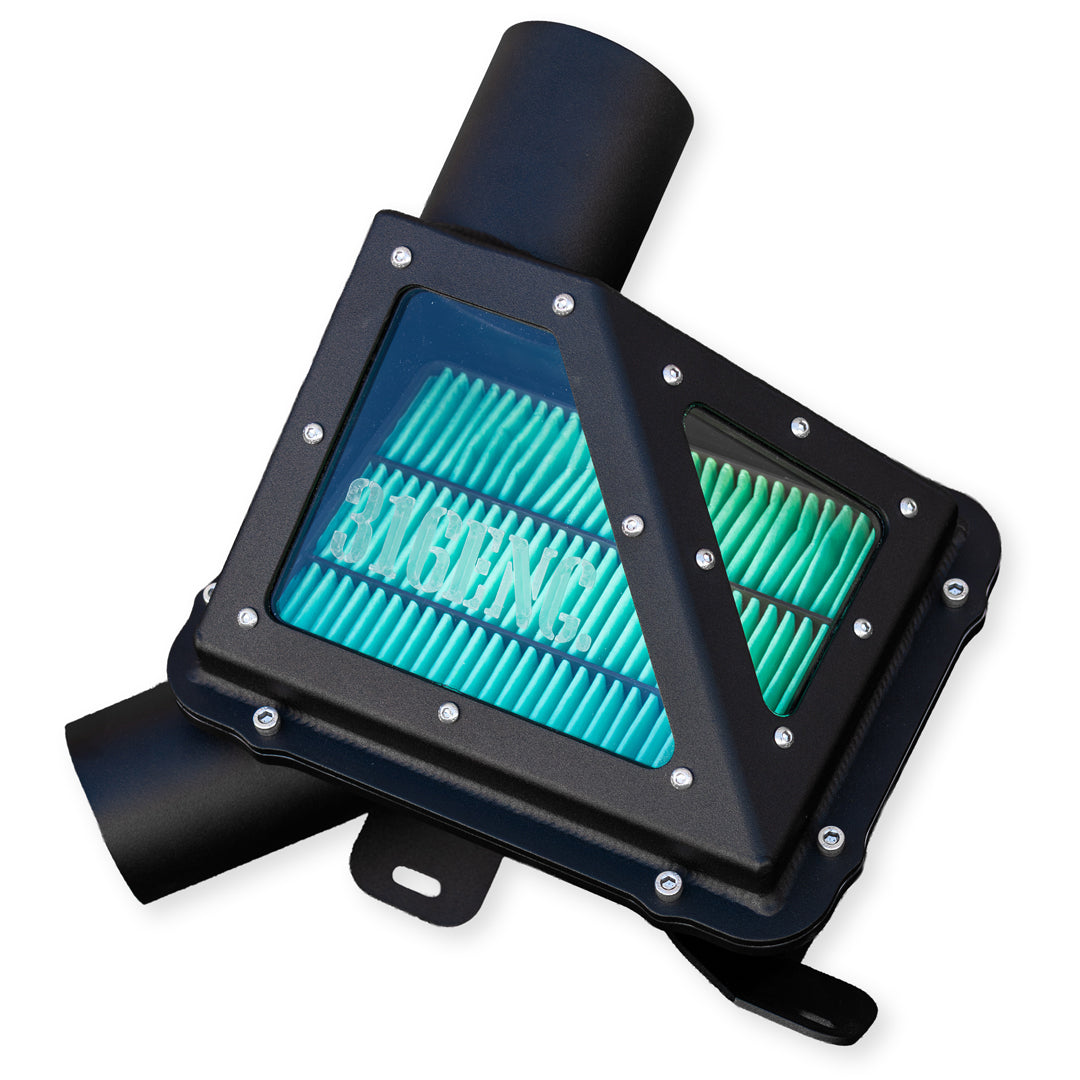 High Flow Alloy Airbox to suit to suit Toyota Landcruiser 1VD 76/78/79