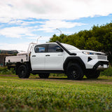 4 Inch Stainless Snorkel and Alloy Airbox to suit Toyota Hilux N90 (Short & Mid Entry Available)