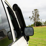 CONTACT TO ENQUIRE 5 Inch Short Entry Stainless Snorkel and HyperFab Alloy Airbox to suit Toyota Landcruiser 80 Series