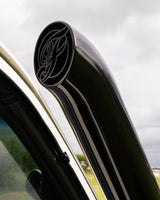 CONTACT TO ENQUIRE 5 Inch Short Entry Stainless Snorkel and HyperFab Alloy Airbox to suit Toyota Landcruiser 80 Series