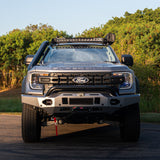 Ford Ranger Next Gen Super Duty V6 5 Inch Short Entry Stainless Snorkel Kit and Alloy Airbox Kit
