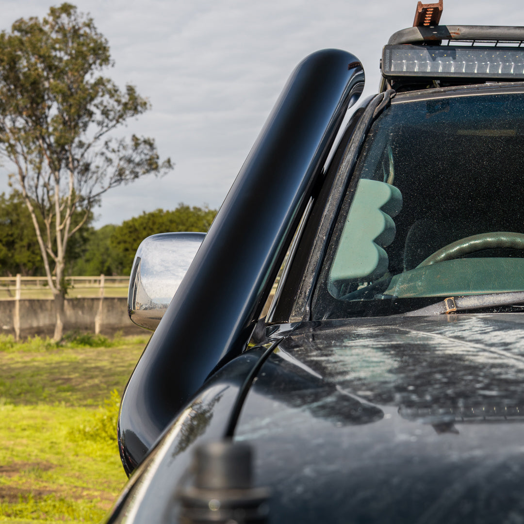 CONTACT TO ENQUIRE 5 Inch Short Entry Stainless Snorkel to suit Toyota Landcruiser 100/105 Series