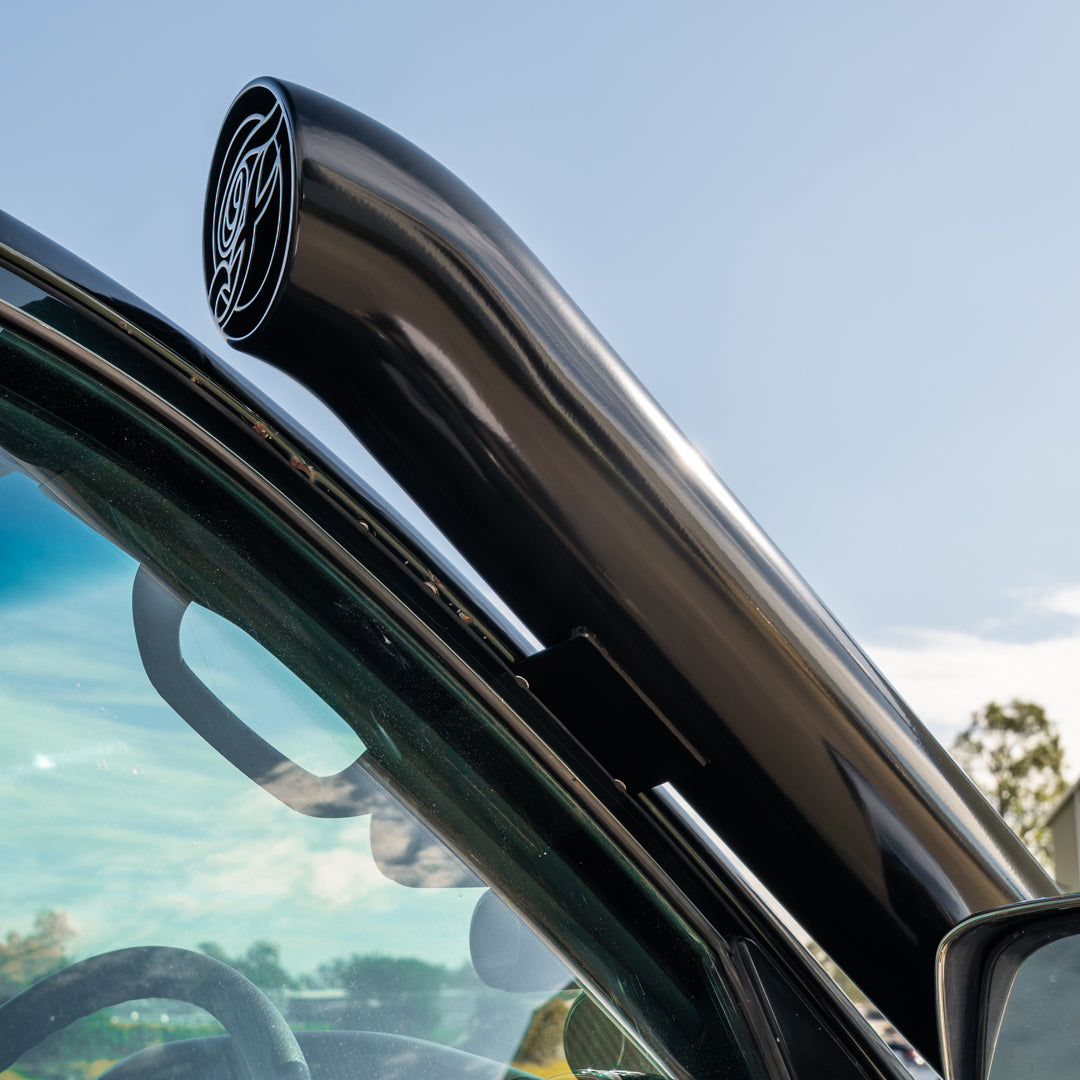 CONTACT TO ENQUIRE 5 Inch Short Entry Stainless Snorkel to suit Toyota Landcruiser 100/105 Series