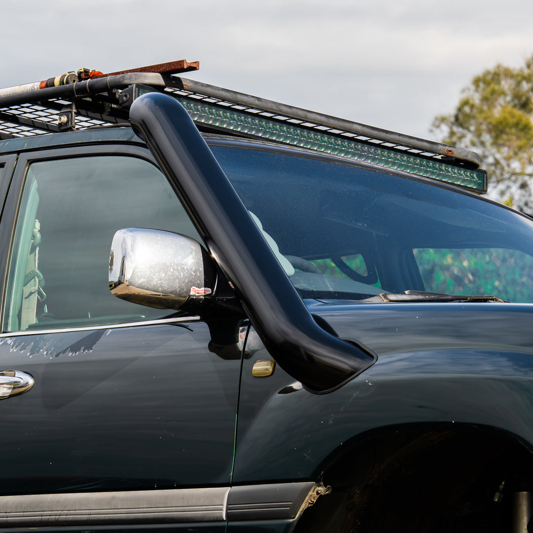CONTACT TO ENQUIRE 5 Inch Short Entry Stainless Snorkel to suit Toyota Landcruiser 100/105 Series