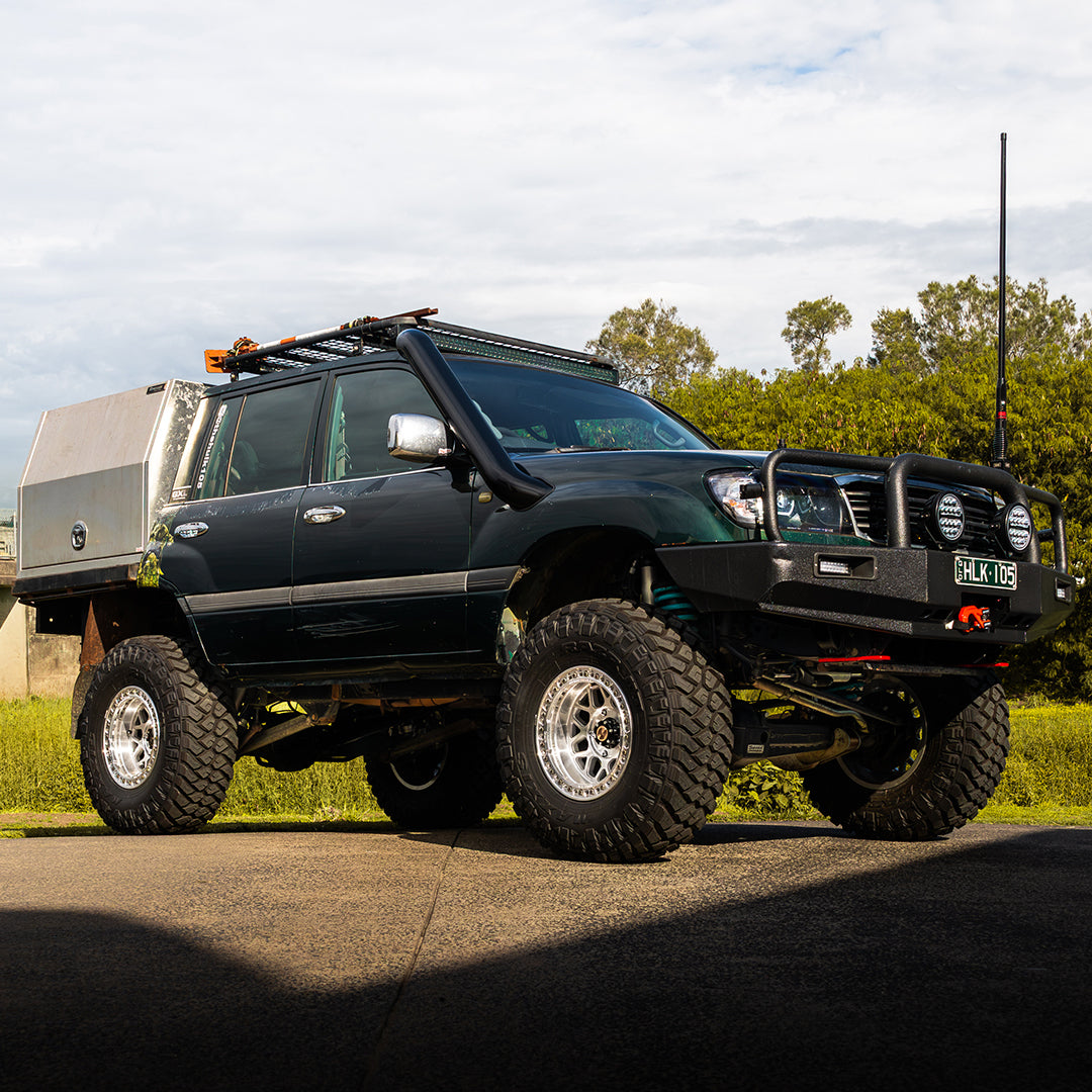 CONTACT TO ENQUIRE 5 Inch Short Entry Stainless Snorkel to suit Toyota Landcruiser 100/105 Series