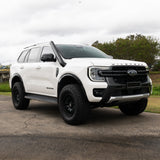 Ford Everest Next Gen 4 Inch Stainless Snorkel Kit and Alloy Airbox Kit (Short & Mid Entry Available) (Silencer Included)