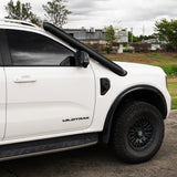 Ford Everest Next Gen 4 Inch Stainless Snorkel and Alloy Washer Bottle Kit (Short & Mid Entry Available) (Silencer Included)