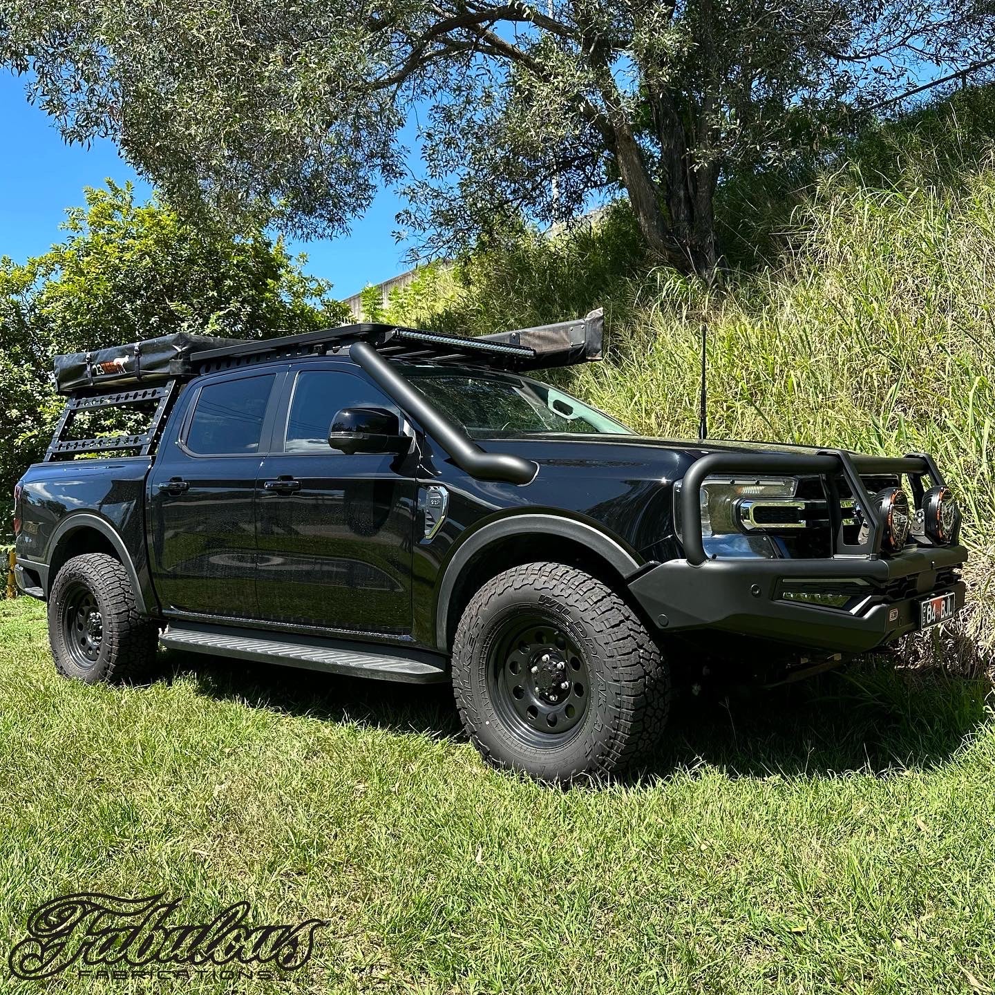 Ford Ranger Next Gen 4 Inch Stainless Snorkel Kit and Alloy Airbox Kit ...
