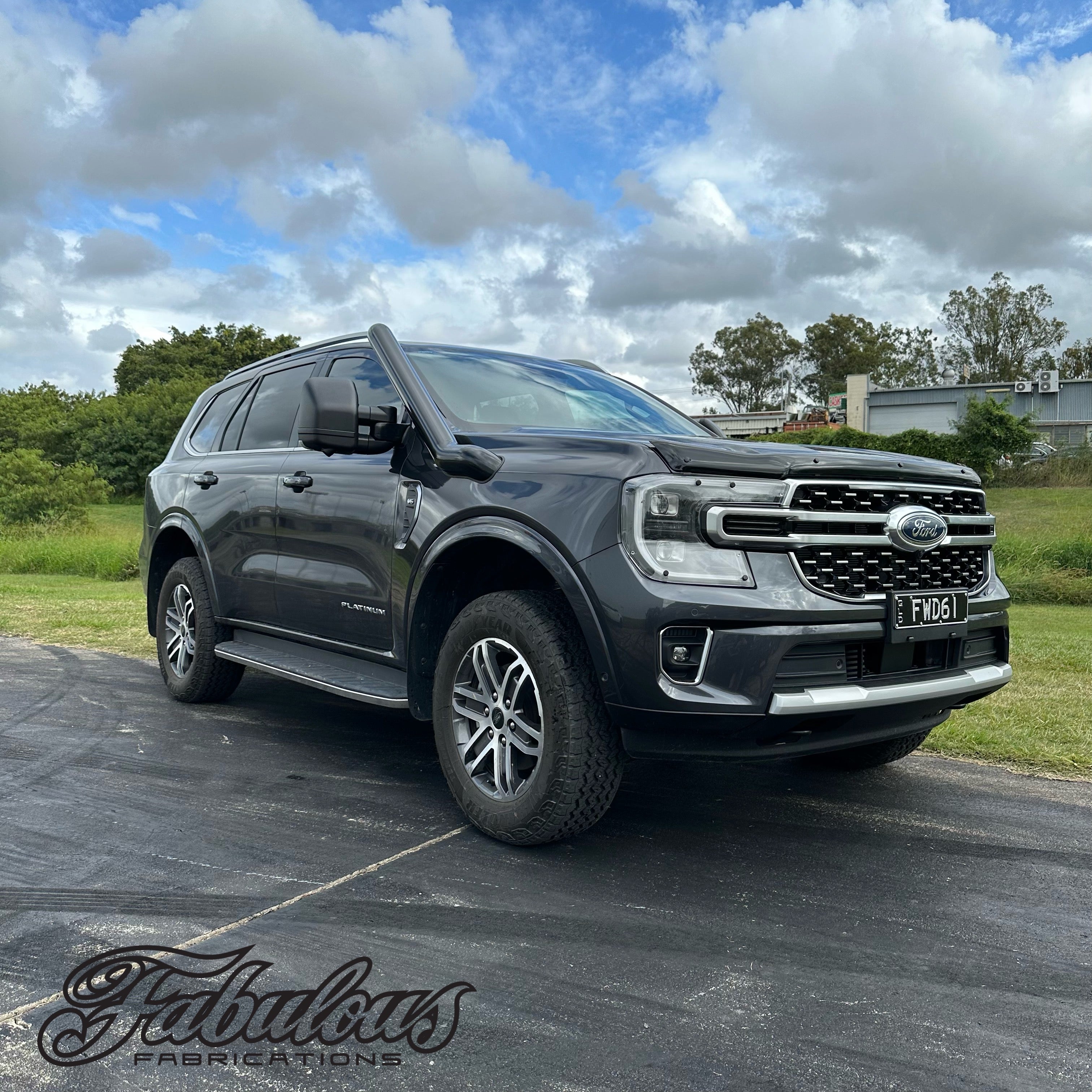 Ford Everest Next Gen 4 Inch Stainless Snorkel and Alloy Washer Bottle ...