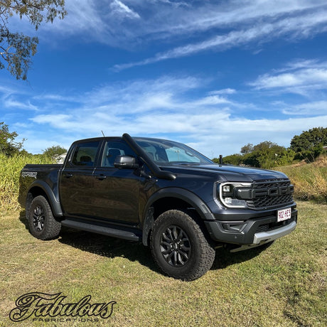 Ford Ranger Raptor Next Gen 4 Inch Stainless Snorkel and Alloy Washer Bottle Kit