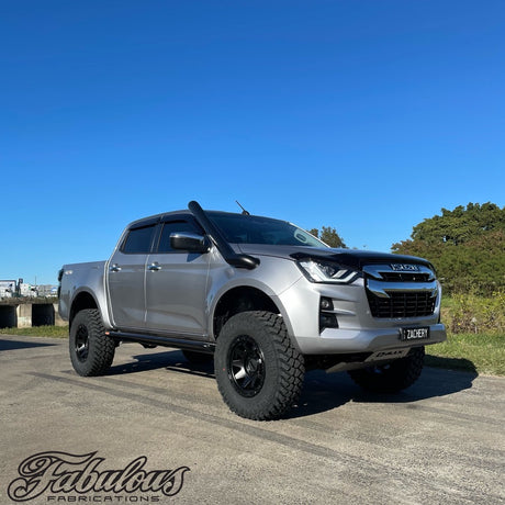 Isuzu Dmax 2020 Onwards Stainless Snorkel and Alloy Pod Filter Airbox Kit (Short & Mid Entry Available)