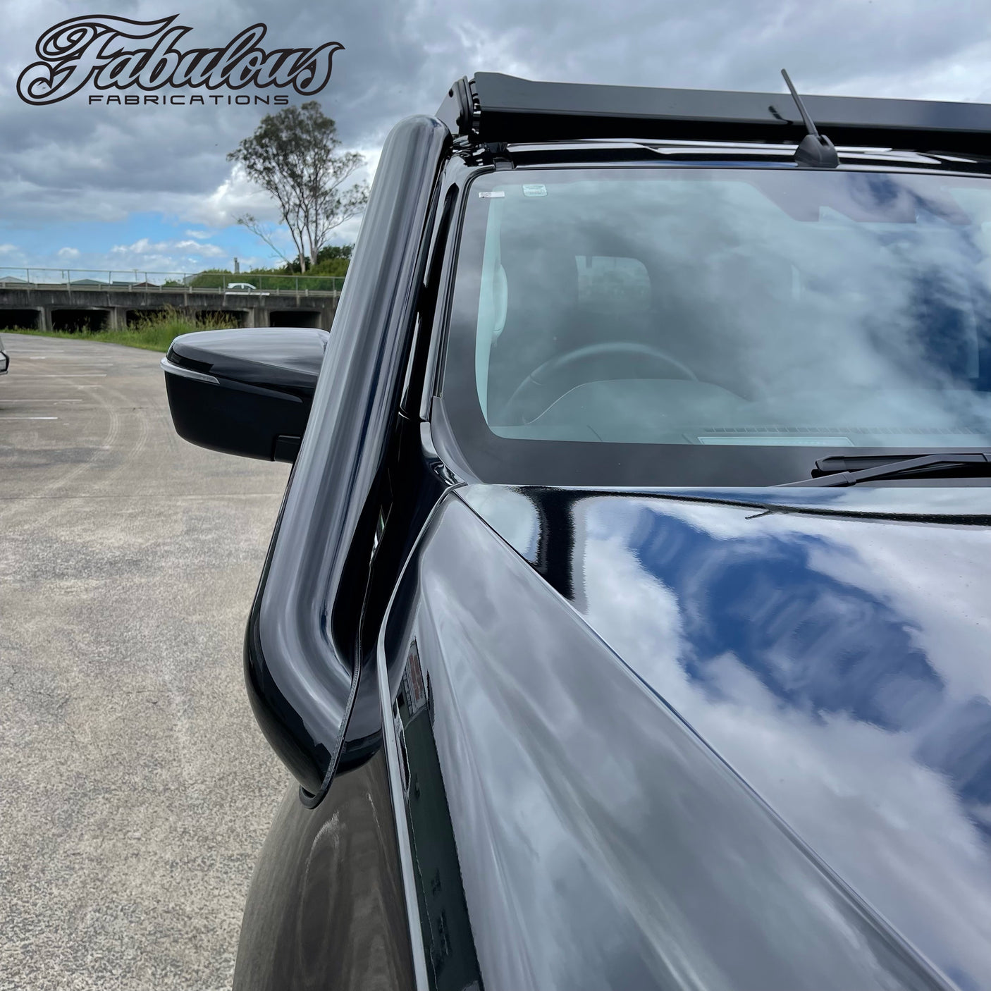 Isuzu MUX 2020 Onwards Stainless Snorkel and Alloy Pod Filter Airbox Kit (Short & Mid Entry Available)