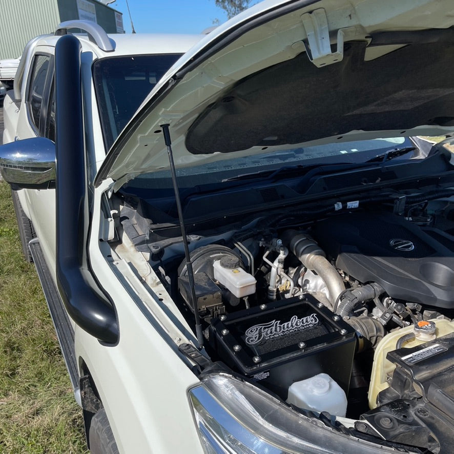 Nissan Navara NP300 Stainless Snorkel and Alloy Airbox Kit (Short & Mid Entry Available)