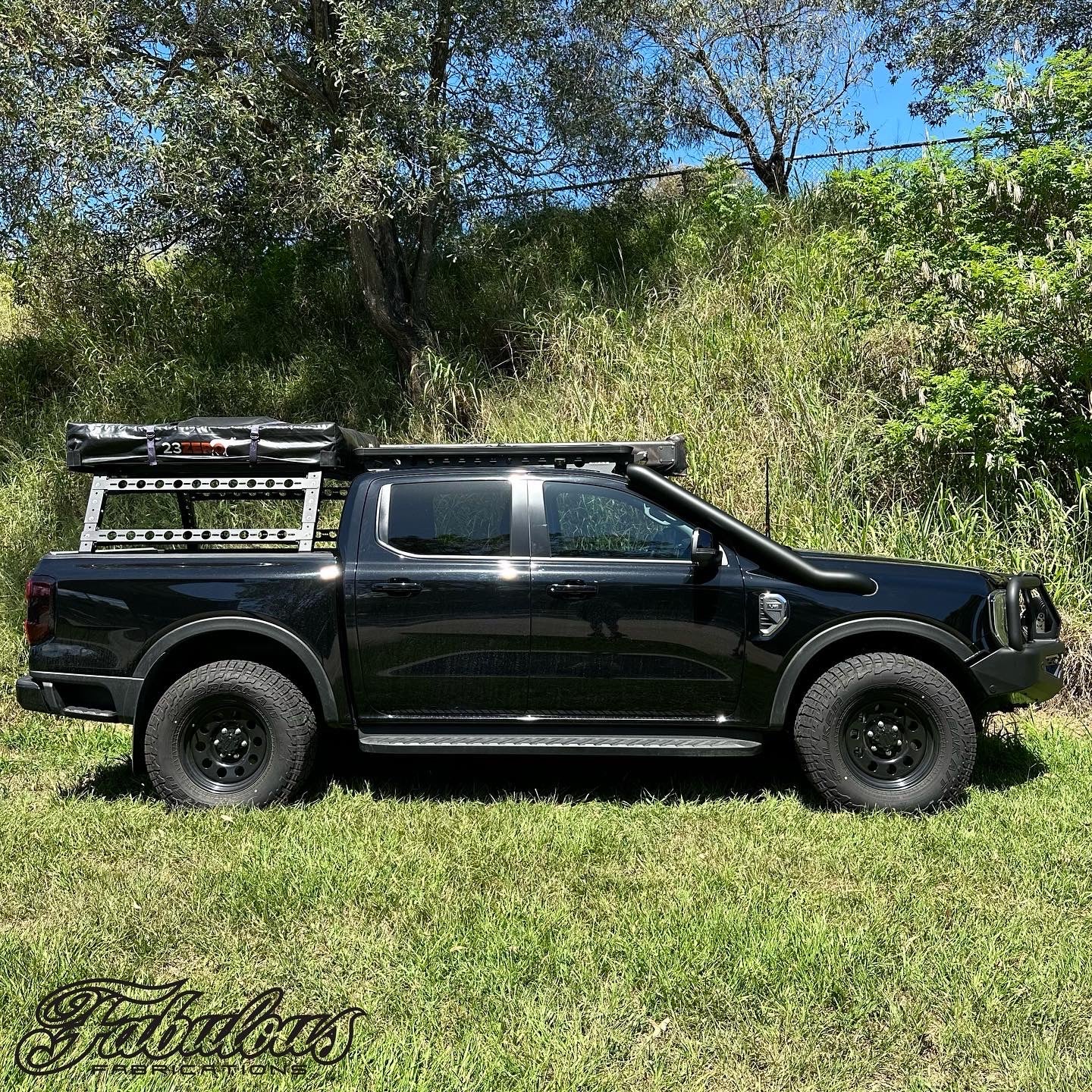 Ford Ranger Next Gen 4 Inch Stainless Snorkel Kit and Alloy Airbox Kit ...