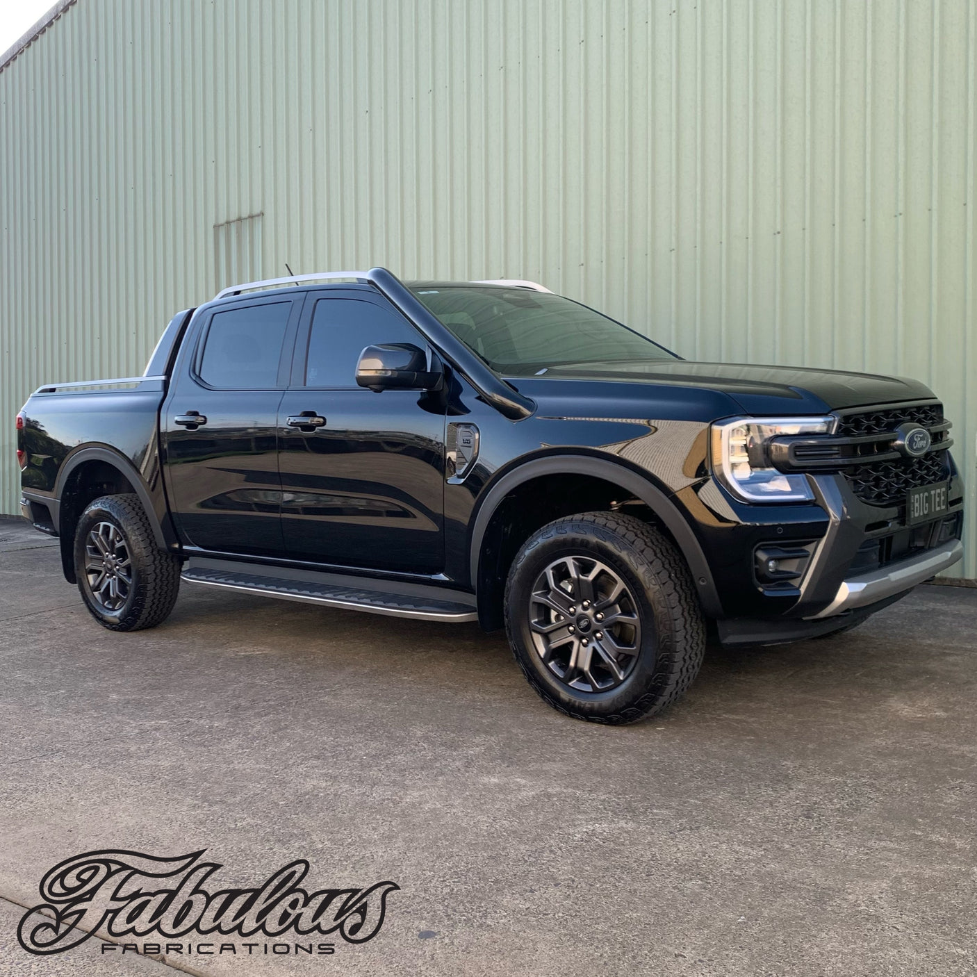 Ford Ranger Next Gen 4 Inch Stainless Snorkel and Alloy Washer Bottle Kit (Short & Mid Entry Available)