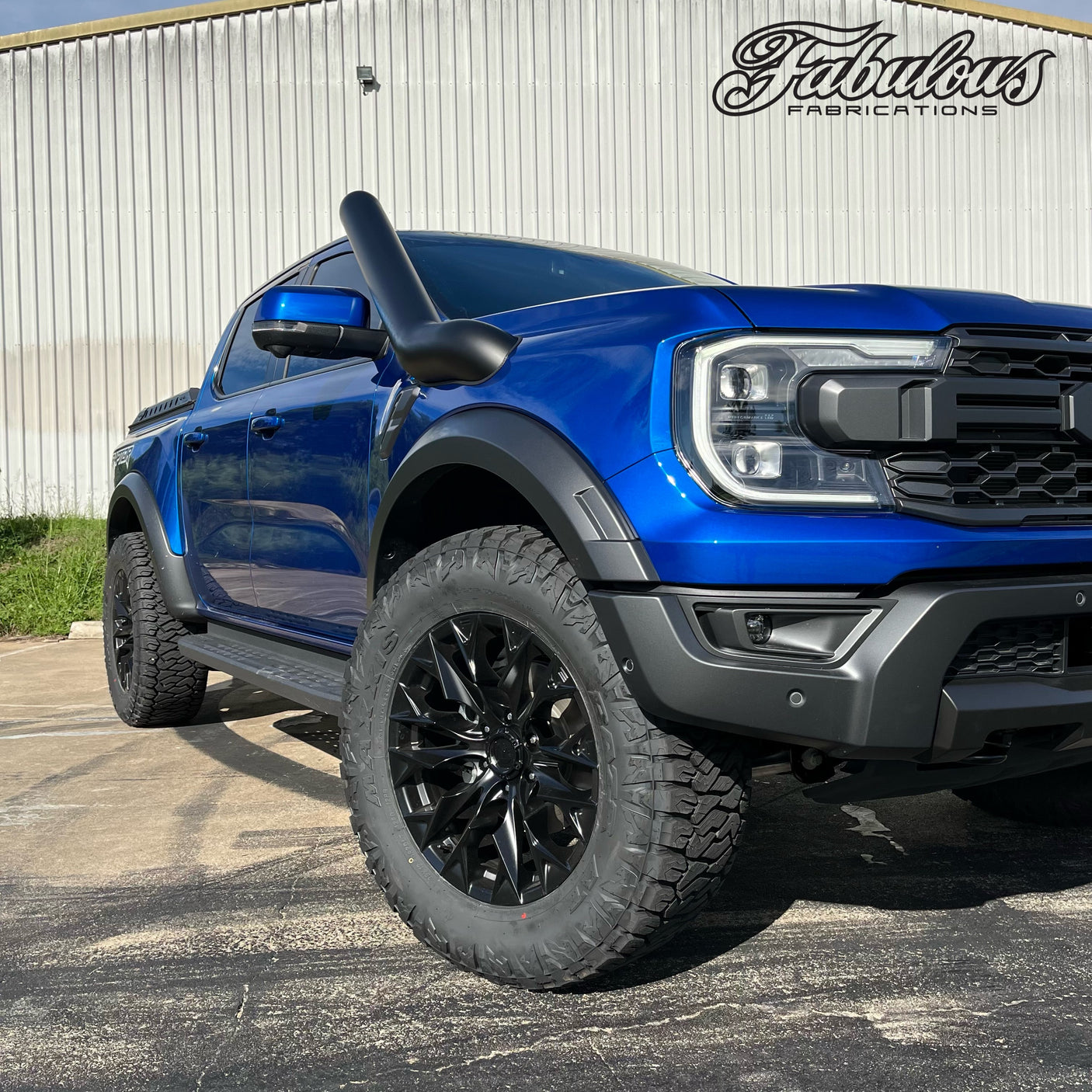 Ford Ranger Raptor Next Gen 5 Inch Stainless Snorkel and Twin Intake A ...