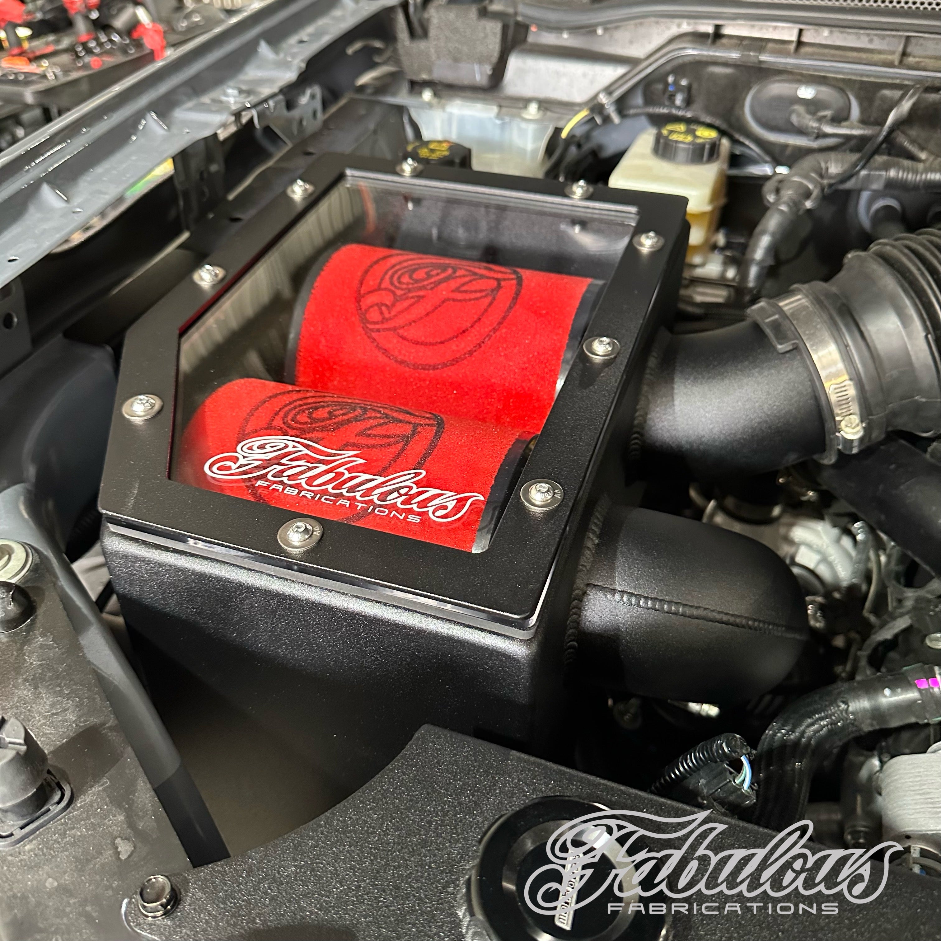 Ford Raptor Ranger Air Intake Ford Ranger Raptor Next Gen Twin Intake Alloy Airbox (Suit Fabulous Sn ...