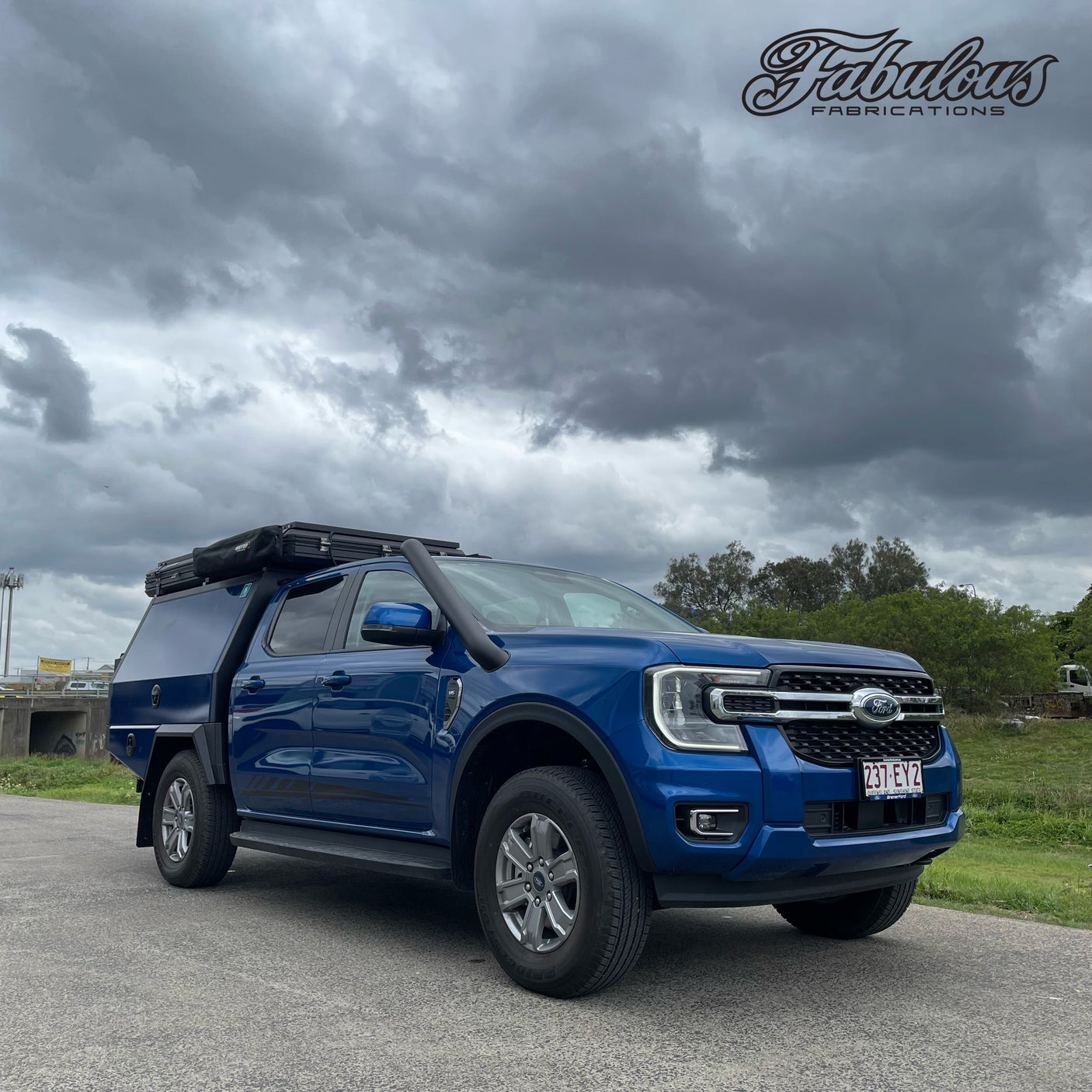 Ford Ranger Next Gen 4 Inch Stainless Snorkel Kit and Alloy Airbox Kit (Short & Mid Entry Available)