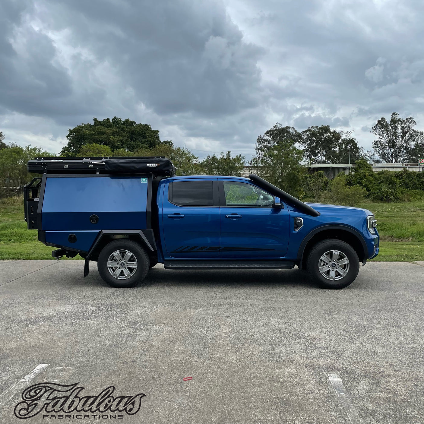 Ford Ranger Next Gen 4 Inch Stainless Snorkel Kit and Alloy Airbox Kit (Short & Mid Entry Available)