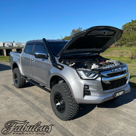 Isuzu Dmax 2020 Onwards Stainless Snorkel and Alloy Panel Filter Airbox Kit (Short & Mid Entry Available)
