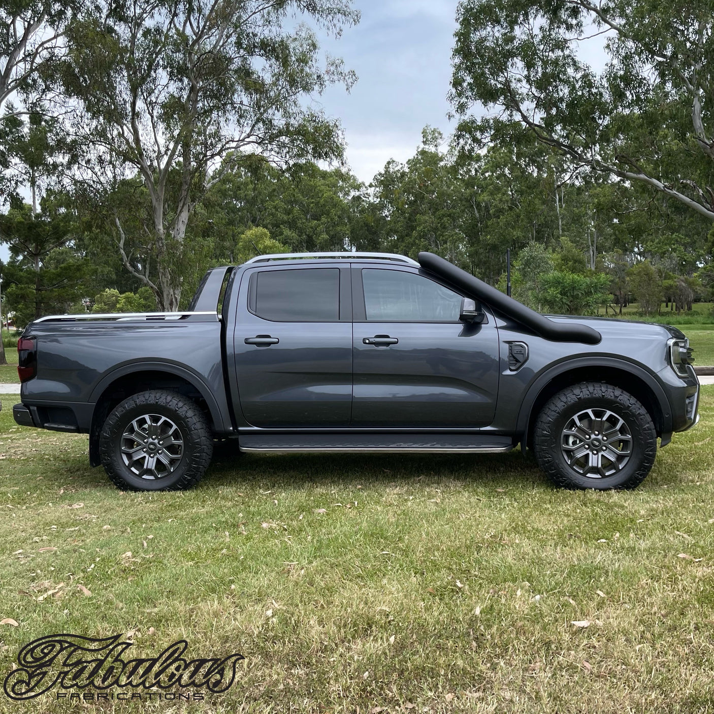 Ford Ranger Next Gen 5 Inch Stainless Snorkel Kit and Alloy Airbox Kit ...