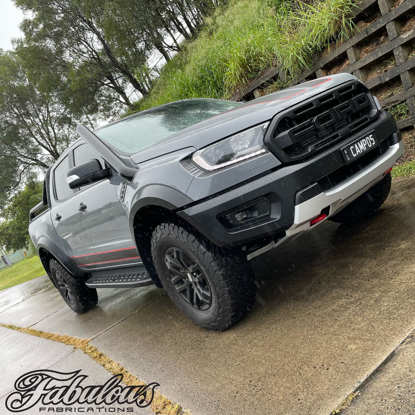 Ford Ranger Raptor Stainless Snorkel and Factory Airbox* Kit (Short ...