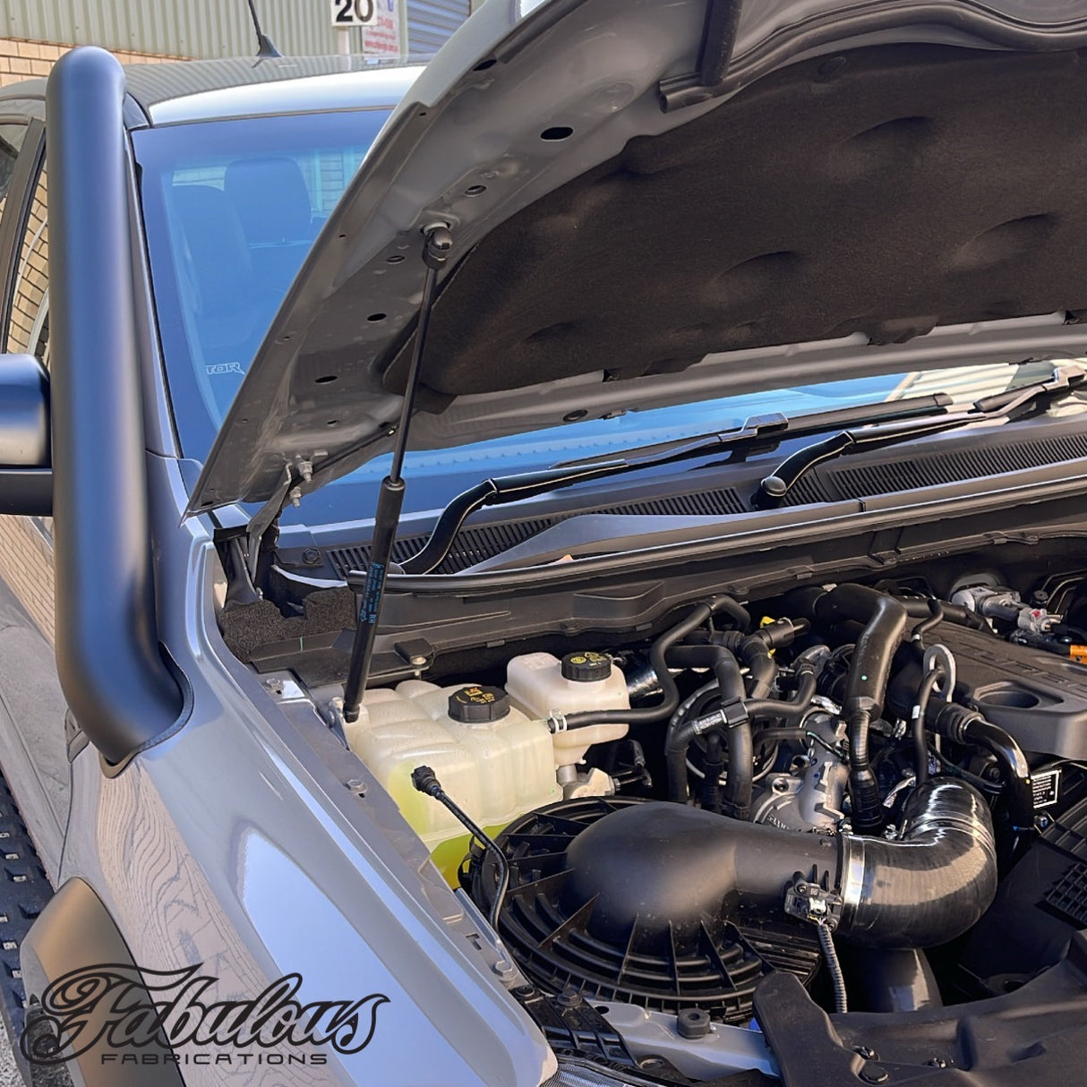 Ford Ranger Raptor Stainless Snorkel and Factory Airbox* Kit (Short & Mid Entry Available)