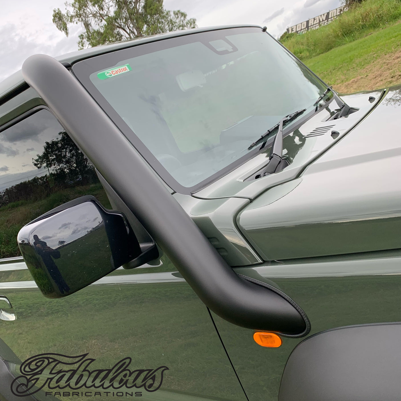 Suzuki Jimny Short Entry Stainless Snorkel